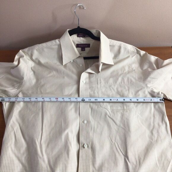 Mens Nordstrom‎ Short Sleeve Button Down Casual Shirt Size 16 - Picture 4 of 5